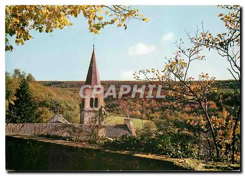 Moderne Karte Abbaye Notre Dame a'Aiguebelle par Grignan Drome Couleurs d'Automne