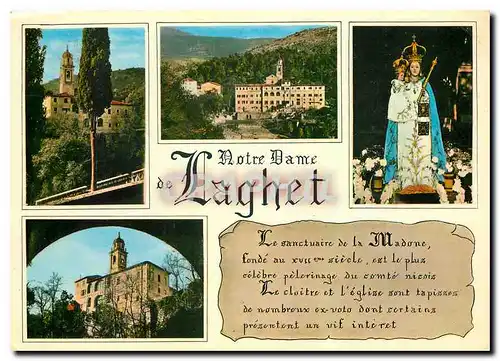 Cartes postales moderne Sactuaire de Notre Dame de Laghet Alpes Maritimes