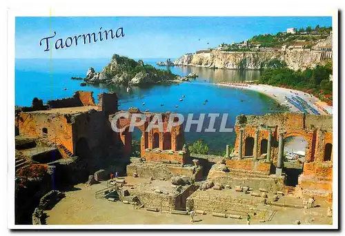 Cartes postales moderne Taormina Sicilia