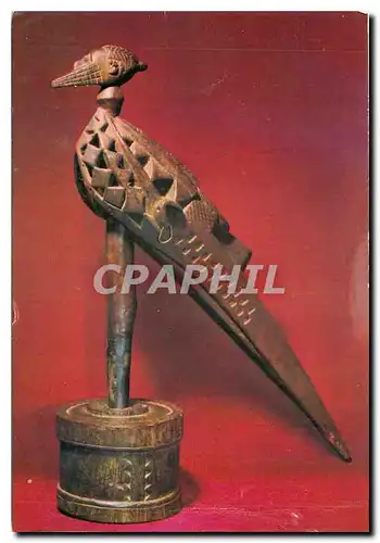 Cartes postales moderne Statue Afrique Masque Cote d'ivoire