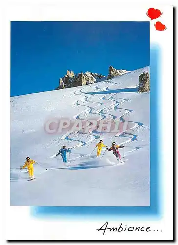 Cartes postales moderne Ski