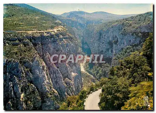 Cartes postales moderne Paysages de France Haute Provence Gorges du Verdon Le Grand Canon vu de la Falaise des Bauchets