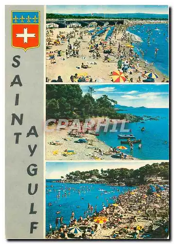 Cartes postales moderne La Cote d'Azur Saint Aygulf La Grande Plage La Plage