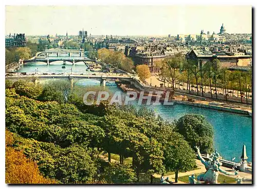 Cartes postales moderne Couleurs et Lumiere de France Paris Panorama des quais de la Seine