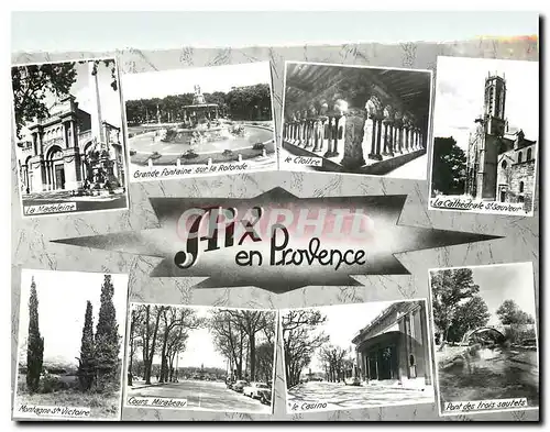 Cartes postales moderne La Cite du roy Rene Aix en Provence Bauches du Rhone Souvenir