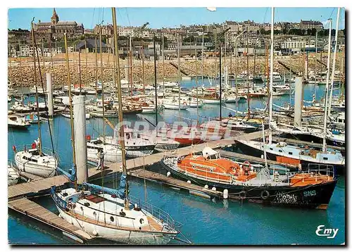 Cartes postales moderne Granville Manche Le nouveau port de plaisance de Herel