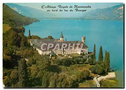 Moderne Karte Le Lac du Bourget Savoie l'Abbaye de Hautecombre