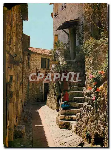 Cartes postales moderne Cote d'Azur French Rivera Eze Village Alpes Maritimes Vieilles rue pittoresque