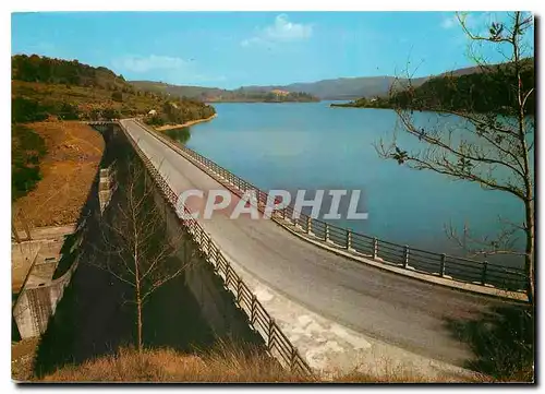 Moderne Karte Lac de la Raviege Tarn