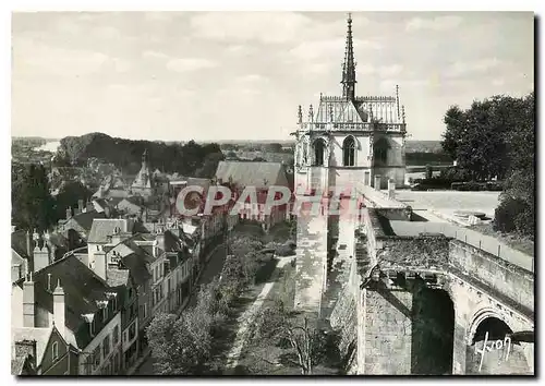 Cartes postales moderne Amboise Indre et Loire Le Chateau Chapelle St Hubert