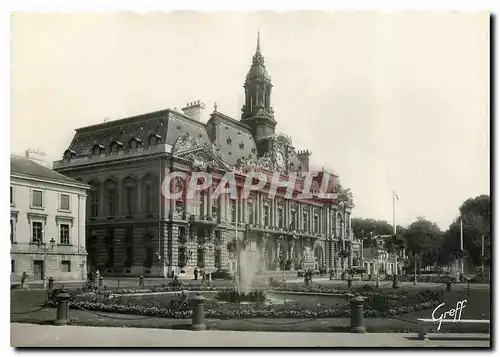 Moderne Karte En Touraine Tours Indre et Loire L'Hotel de Ville