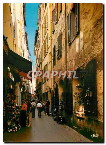 Cartes postales moderne Reflets de la Cote d'Azur Nice A Mmes Dans le Vieux Nice une rue pittoresque