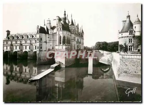 Cartes postales moderne Les Chateaux de la Loire Chateau de Chenonceaux I et L Facade Nord Est et Tour des Marques