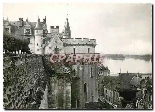 Cartes postales moderne Amboise Indre et Loire Le Chateau cote est et la Loire