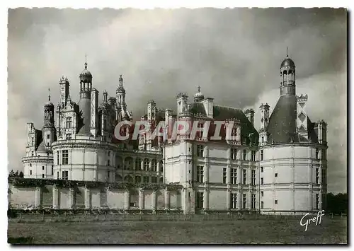 Cartes postales moderne En Touraine Chambord Loir et Cher Le Chateau facade Est