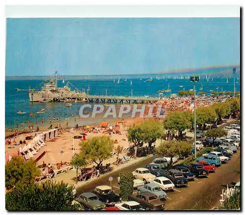 Cartes postales moderne Couleurs et Lumiere de France Arcachon Gironde Boulevard Veyrler Montagnieres la Plage et la Jet