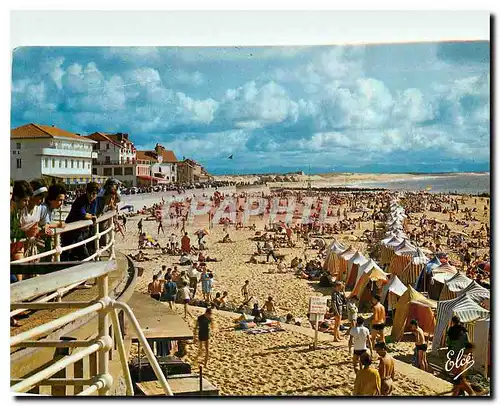 Moderne Karte Capbreton La Grande Plage et les Hotels