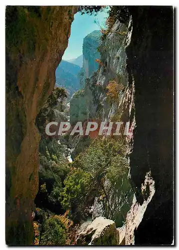 Moderne Karte Paysages de France Gorges du Verdon Var Alpes de Haute Province