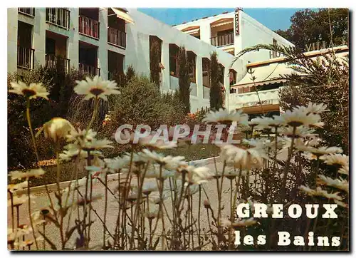 Moderne Karte Greoux les Bains Hotel Villa Borghese