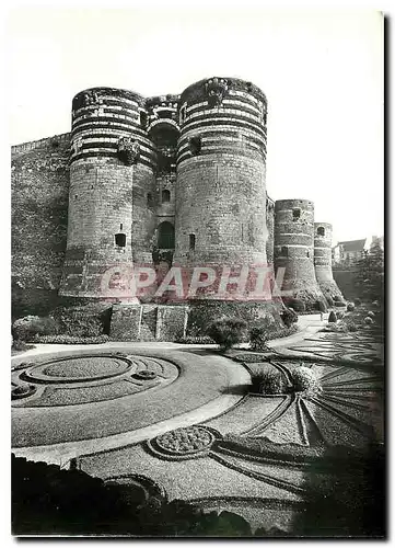 Moderne Karte Angers M et L Le Chateau Tours Jumelles Porte dite des Champs