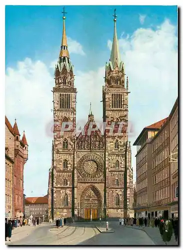 Cartes postales moderne Nurnberg St Lorenzkirche