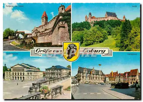 Cartes postales moderne Gruss aus Coburg