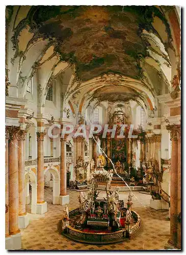 Cartes postales moderne Wallfahrtskkirche Vierzehnheiligen Basilika Gnaden und Hochaltar