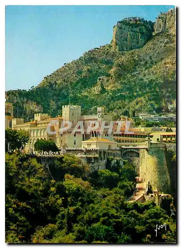 Moderne Karte Couleurs et Lumiere de France La Cote d'Azur miracle de la nature Principaute de Monaco Le Palai