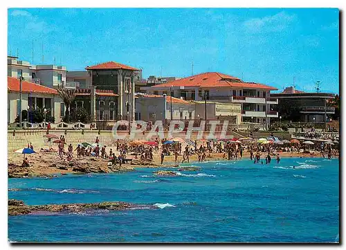 Moderne Karte Marina di Ragisa Plage et promenade Andrea Doria