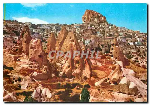 Moderne Karte Le village turc Nevsehir Turkey