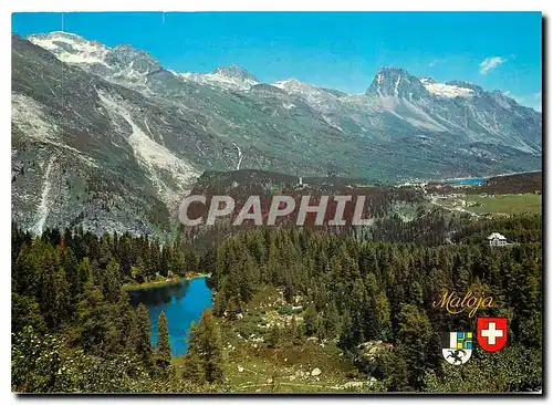 Cartes postales moderne Suisse Maloja Bittabergasse Piz Lagrev