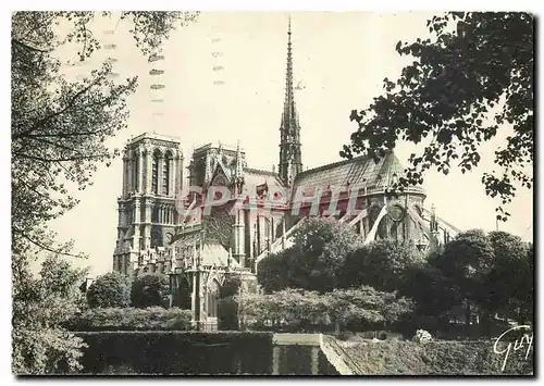 Cartes postales moderne Paris et ses Merveilles Cathedrale Notre Dame vue du sud est