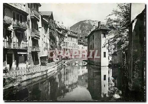 Moderne Karte Annecy Vieux Canaux