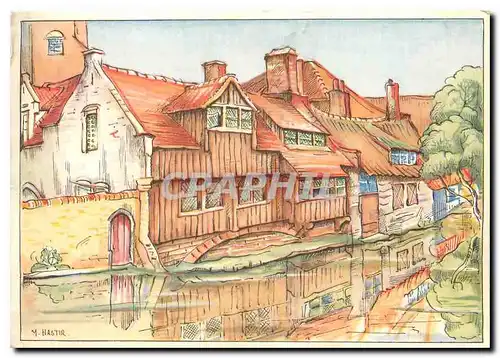 Cartes postales moderne Hastir Maisons