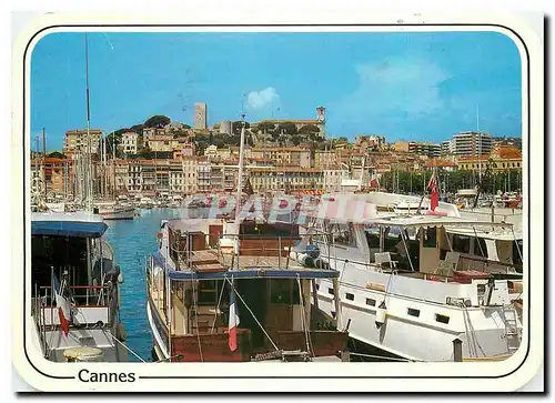 Cartes postales moderne Reflets de la Cote d'Azur Cannes Le Suquet Vieux Port