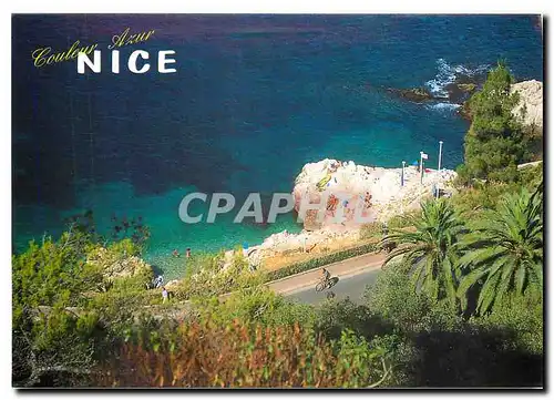 Cartes postales moderne Cote d'Azur Nice Alpes Maritimes Le bord de mer