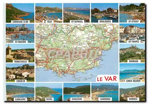 Cartes postales moderne Le Var Pittoresque Souvenir de Vacances Le Var Prefecture Toulon