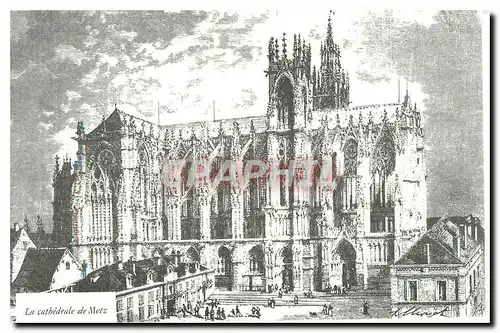 Moderne Karte La Cathedrale de Metz