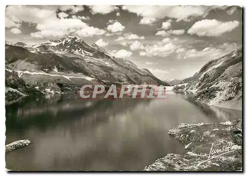 Cartes postales moderne Tignes Le barrage le lac le Dome de la Sache et le Mont Pourri