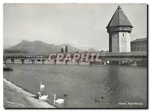 Cartes postales moderne Luzern Kapellbrucke