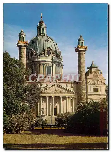 Moderne Karte Vienne Eglise de St Charles