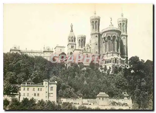 Cartes postales moderne Lyon Abside de la Basilique de N D de Fourviere