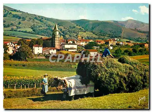 Moderne Karte Couleurs et Lumiere de France Le Pays Basque Ainhoa Pyrenees Atlantiques Village type du Pay Bas
