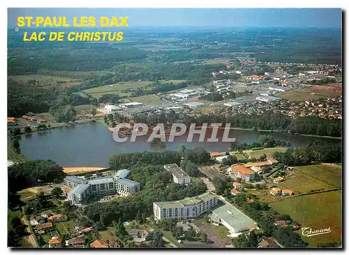 Moderne Karte St Paul les Dax Lac de Christus