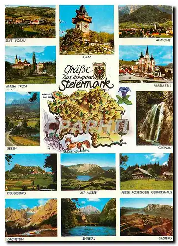 Cartes postales moderne Grusse aus der gruner Steinmark