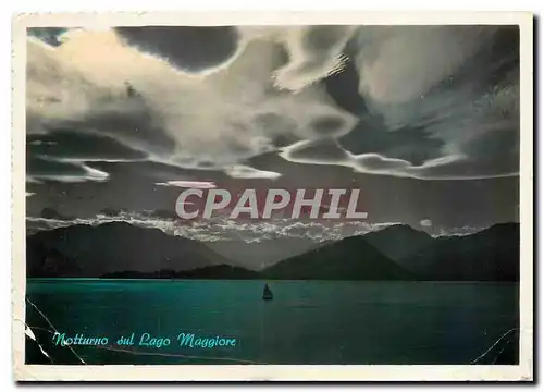 Cartes postales moderne Notturno sul Lago Maggiore