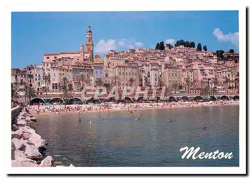 Cartes postales moderne Les Sablettes Menton