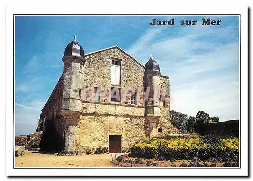 Moderne Karte Jard sur Mer Vendee Abbaye de Lieu Dieu