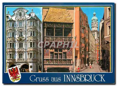 Moderne Karte Innsbruck Altstadt