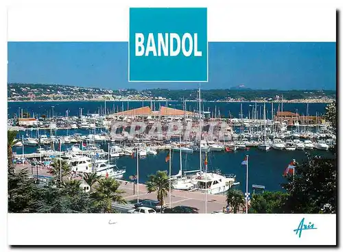 Moderne Karte Bandol Le port de plaisance